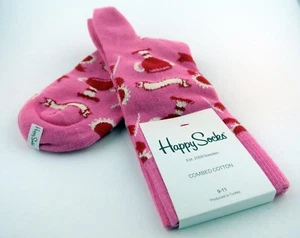 Calcetines Happy Socks Mujer Rosa Ganador Trofeo Algodón 9-11 - Imagen 1 de 2