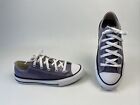 NEW Converse 668468C Junior Girl Size 4 Moody Purple Glitter Shoes All-Star Ox