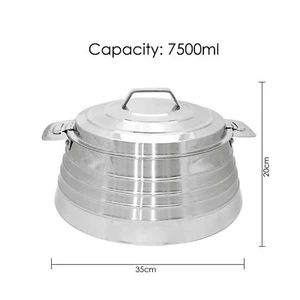 Isolierte Servierschale mit Deckel - Attila Thermo Hot Pot Lebensmittelbehälter 7,5L - Bild 1 von 2