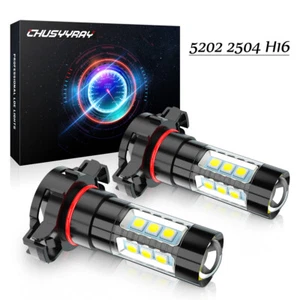 5202 H16 LED Bulbs Kit 6000K White Daytime Lamps DRL For Nissan Altima 2010-2018 - Bild 1 von 13