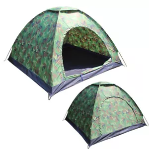 Tenda da campeggio escursionismo all'aperto leggera zaino anti-UV tenda da spiaggia 2 persone - Foto 1 di 7