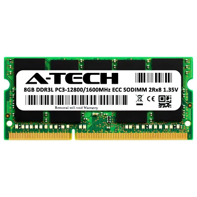 8GB PC3L-12800 ECC SODIMM Supermicro 5018A-FTN4 5018A-LTN4 5017P-TF Memory RAM - Image 1 of 2