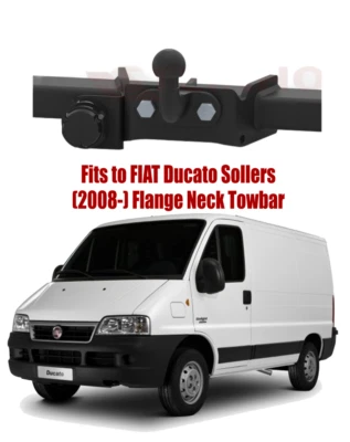 Flange Neck Tow Bar For FIAT Ducato Sollers (2008-) & NO ELECTRICS - F063 - Image 1 of 4
