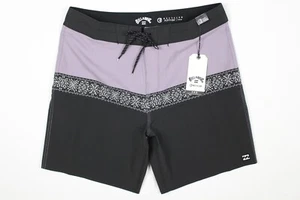 Billabong Men's Fifty50 Pro Board Shorts Short Length Purple Black - Picture 1 of 4