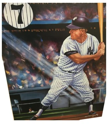 NY Yankee Player Portrait - Image 1 of 3