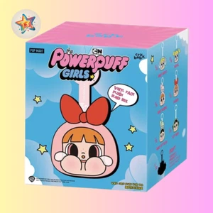 POP MART POWERPUFF GIRLS X CRY BABY Vinyl Face Plush BLIND BOX Popmart - Foto 1 di 2