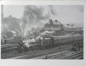 Postkarte der Jubiläumsklasse "Kolhapur" 45593 verlässt Skipton nach Carlisle 1966 - Bild 1 von 1