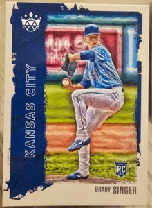 2021 Panini Diamond Kings Brady Singer RC #133 Kansas City Royals - Picture 1 of 2