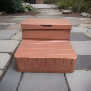 Whirlpool Stufe mit Stauraum / Braun 21 B × 21" H × 21" T. (3 Braun) & (1 Grau) - Bild 1 von 5