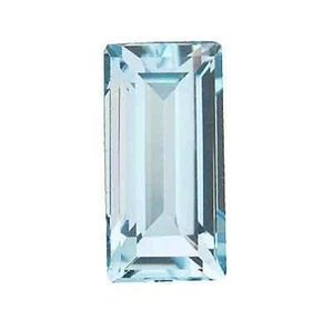 Natural Sky Blue Topaz AAA Baguette Faceted Loose Gemstones (4x2mm - 10x8mm) - Picture 1 of 1
