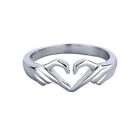 Romantic Heart Shaped Finger Ring Creative Fashion Opening Adjustable Rings
