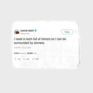 Mirrors Rug | Kanye Winners Tweet - Picture 1 of 2