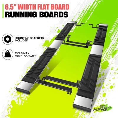 Almohadilla plana rectangular de 6,5" estriberas 2 piezas para Nissan Murano 15-24 Foto 1 de 4