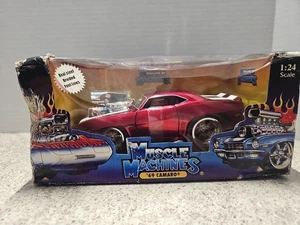 Vntg 2003 Muscle Machines Too Cool 1969 Chevy Camaro 1:24 Scale Diecast Car - Picture 1 of 15