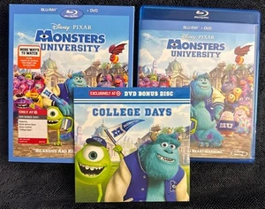 Monsters University w/slipcover (Blu-ray, DVD, 4 Disc Target Exclusive, 2013) - Picture 1 of 1