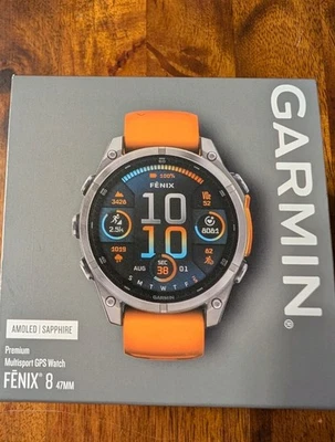 Garmin Fenix 8 AMOLED Sapphire Edition 47 mm Foto 1 de 4