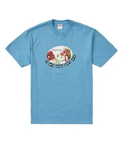 Supreme S/S '19 "It Gets Better Every Time" Blue Slate Size Large Sealed & AUTH - Picture 1 of 4