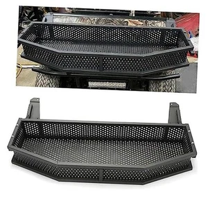 Black Front Clay Outer Cargo Basket w/Mounting Brackets Compatible with 1 Set - Picture 1 of 7