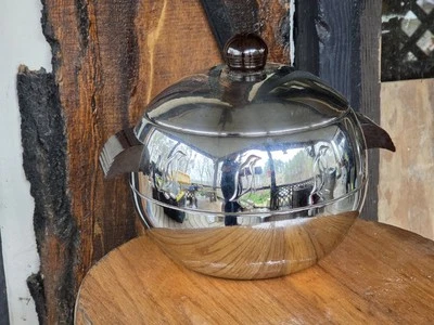 Винтажный West Bend Penguin Горячий или Холодный Сервер/Ведро со Льдом -- Классика Середины века - Изображение 1 из 4