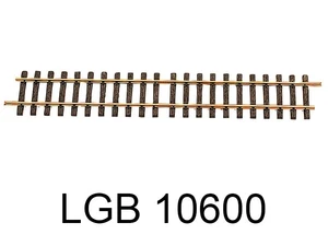 LGB Rail droit 600 mm - échelle G 1/22,5 - LGB 10600 - Afbeelding 1 van 1