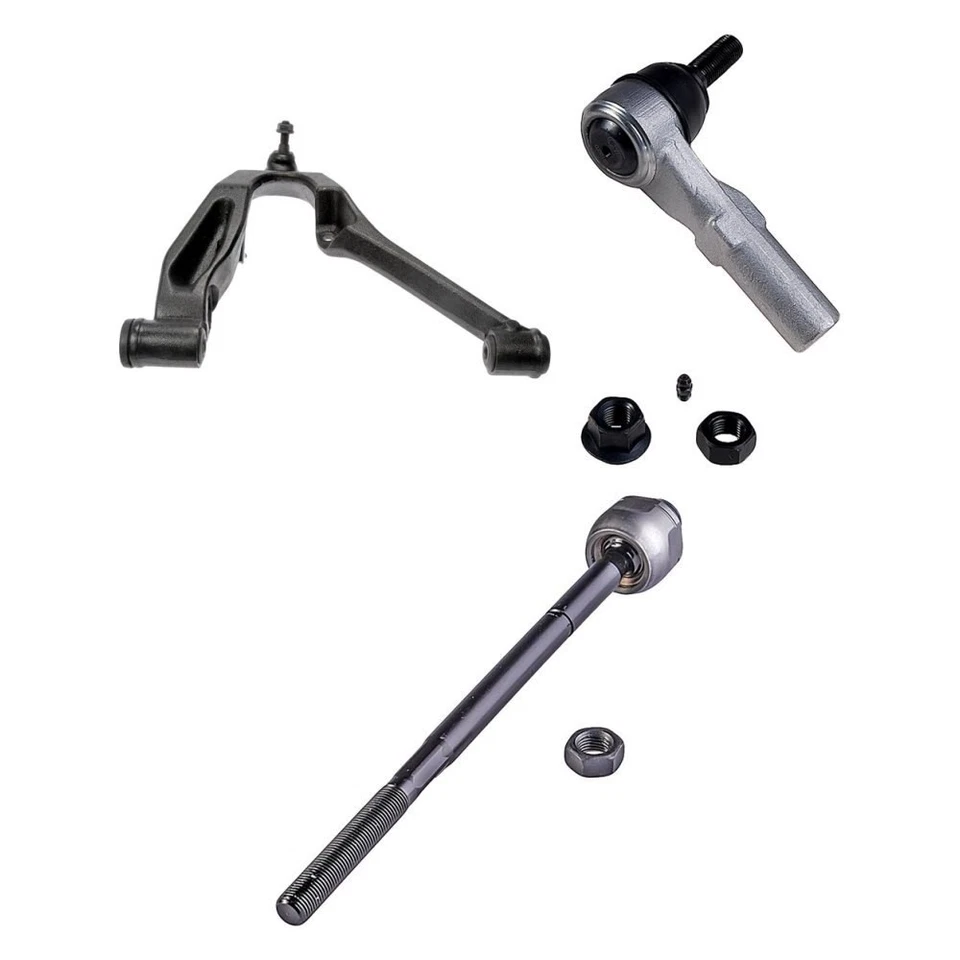 For Chevy Silverado 1500 HD 01-06 Control Arm with Ball Joint and Tie Rod End - Imagem 1 de 1