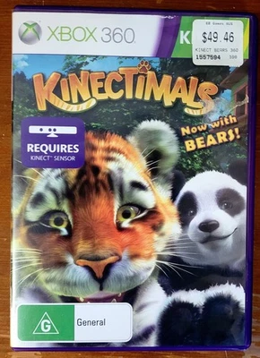 xBox 360 Kinectimals Now With Bears! (2011, DVD) - Image 1 of 4