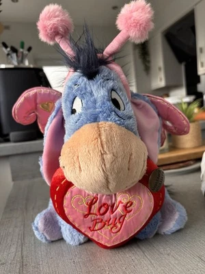 Disney Store Exclusive Limited Edition Eeyore Love Bug  Plush 13” tall - Image 1 of 4