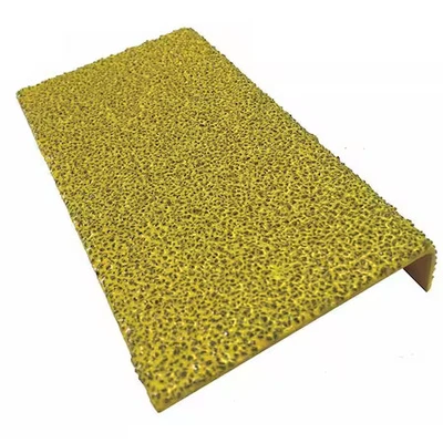 Vigil Antideslizante 02-445 Antideslizante Escalera Nariz Acero Amarillo, 35 13/32 pulgadas W X 7/64 Foto 1 de 2