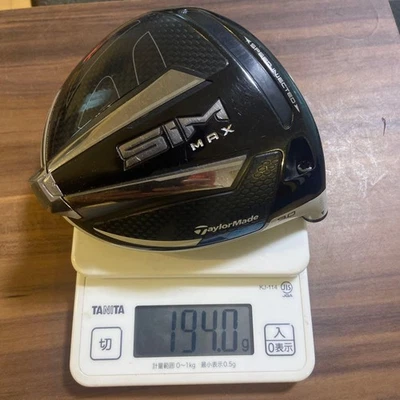 TaylorMade SIM MAX Driver Head Only 9 Degree Right-Handed Used #86 - Image 1 of 4