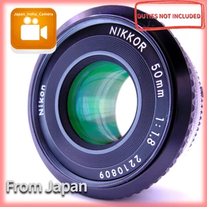 [Mint] Rare! D! Nikon Nikkor Ai-s AIS 50mm f/1.8 Pancake Prime MF Lens - Picture 1 of 16