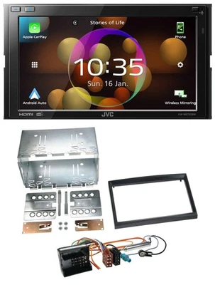 JVC DAB MP3 2DIN Bluetooth USB Autoradio für Peugeot Expert 207 307 Partner Prof - Bild 1 von 4