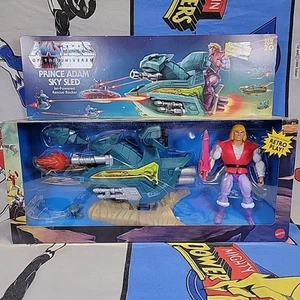 2019 Mattel Masters of the Universe Origins Retro Play Prince Adam Sky Sled - Picture 1 of 4