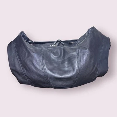 Bolsa de mão OrYany urze couro italiano XXXL ENORME bolsa de ombro - Imagem 1 de 4