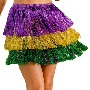 Women's Halloween Cowgirl Sparkly Fringe Belly Latin Dance Salsa Tango Skirt - Picture 1 of 6