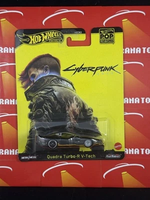 Quadra Turbo-R V-Tech 2025 Hot Wheels Pop Culture Cyberpunk 2077 - Image 1 of 2