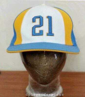 Chargers San Diego VTG Reebok TOMLINSON #21 Fitted Cap Hat Sz 7-1/4 *Note - Image 1 of 4