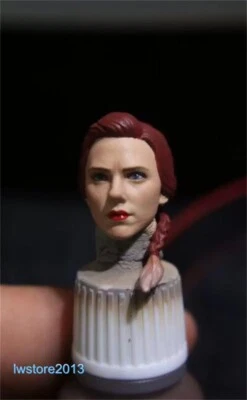 1:12 Head Sculpt Black Widow Scarlett Johansson For 6" Female Action Figure Body - Image 1 of 3