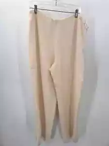 Pre-Owned Chanel Ivory Size 46 Silk Dress Pants - Picture 1 of 3
