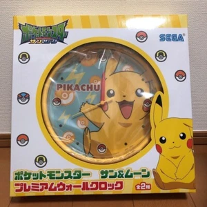 Pokemon Sun & Moon Wall Clock Wall Clock From JAPAN - Picture 1 of 3