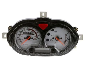 Tachometer in carbon optik km/h und mph für China 4-Takt Roller Baotian Benzhou - Bild 1 von 2