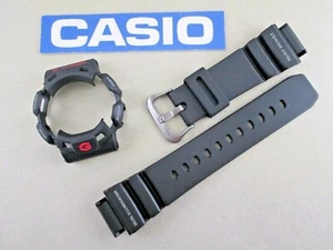 Genuine Casio G-Shock Gulfman G-9100-1 G9100 black resin watch band & bezel set - Picture 1 of 10