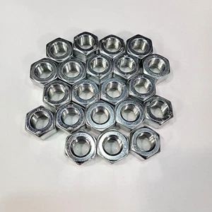 (21) Sechskantmuttern 5/8-18 x 1 Zoll Außendurchmesser 2H Schwerlast verzinkter Stahl Posten Neu - Bild 1 von 8