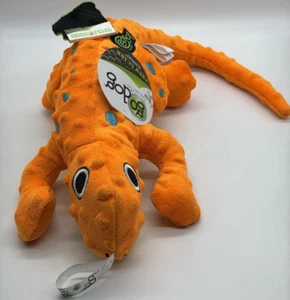 Go Dog 24in Orange Gecko Squeaky Plush Dog Toy ~ CHEW GUARD TECHNOLOGY ~FASTSHIP - Picture 1 of 2