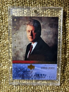 President Bill Clinton 2004 US United States Upper Deck USA history Trading Card - Picture 1 of 2