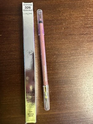 Delineador de labios Lancome Le con lápiz labial pincel impermeable doble lápiz 326 MAUVE NATURAL Foto 1 de 4