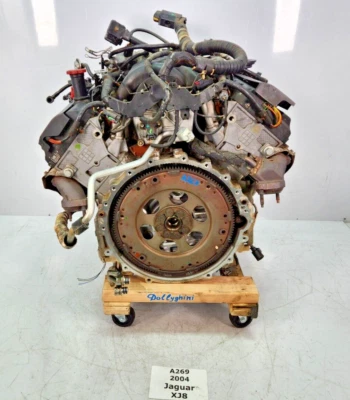 ✅ 2003-2004 OEM Jaguar XJ8 XK8 4,2 L V8 tracción trasera motor conjunto bloque largo 83 k Foto 1 de 4