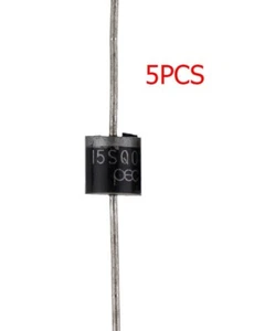 5Pcs 15SQ045 Schottky Diode 15A 45V Axial Silicon Diode - Picture 1 of 2