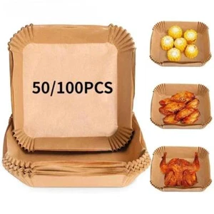 Disposable air fryer paper, non-stick, oil-absorbing, easy cleanup, heat-resista - Picture 1 of 4