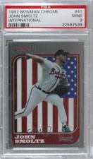 1997 Bowman Chrome International John Smoltz #41 PSA 9 MINT HOF
