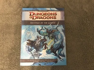 D&D: Revenge of the Giants Hardback 4E NM TSR AD&D D&D - Picture 1 of 2
